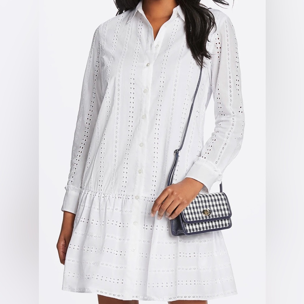 NWT Draper James White Shirtdress 4